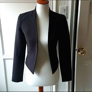 H&M notched collar black blazer